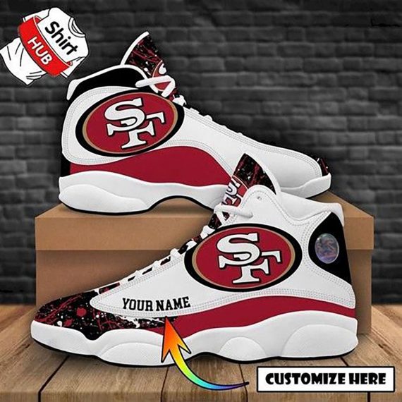 Gift Ideas San Francisco 49Ers 11 Jordan 13 Shoes