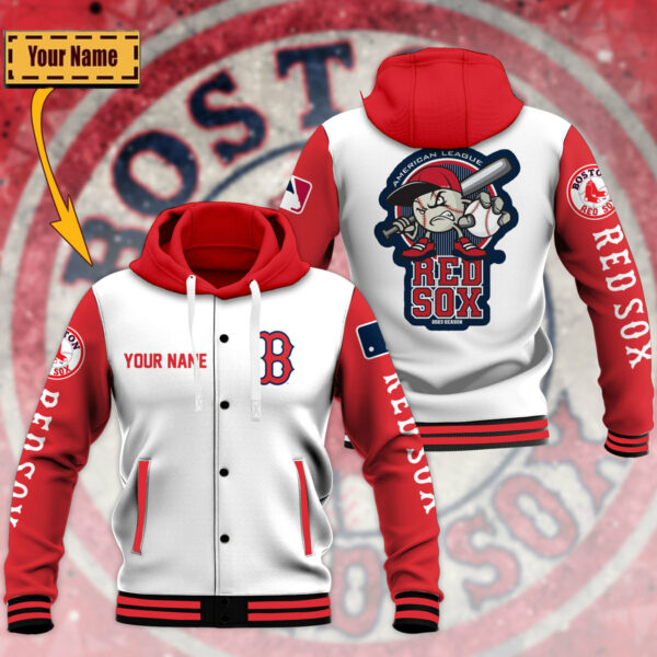 .Boston Red Sox Baseball Hoodie Jacket