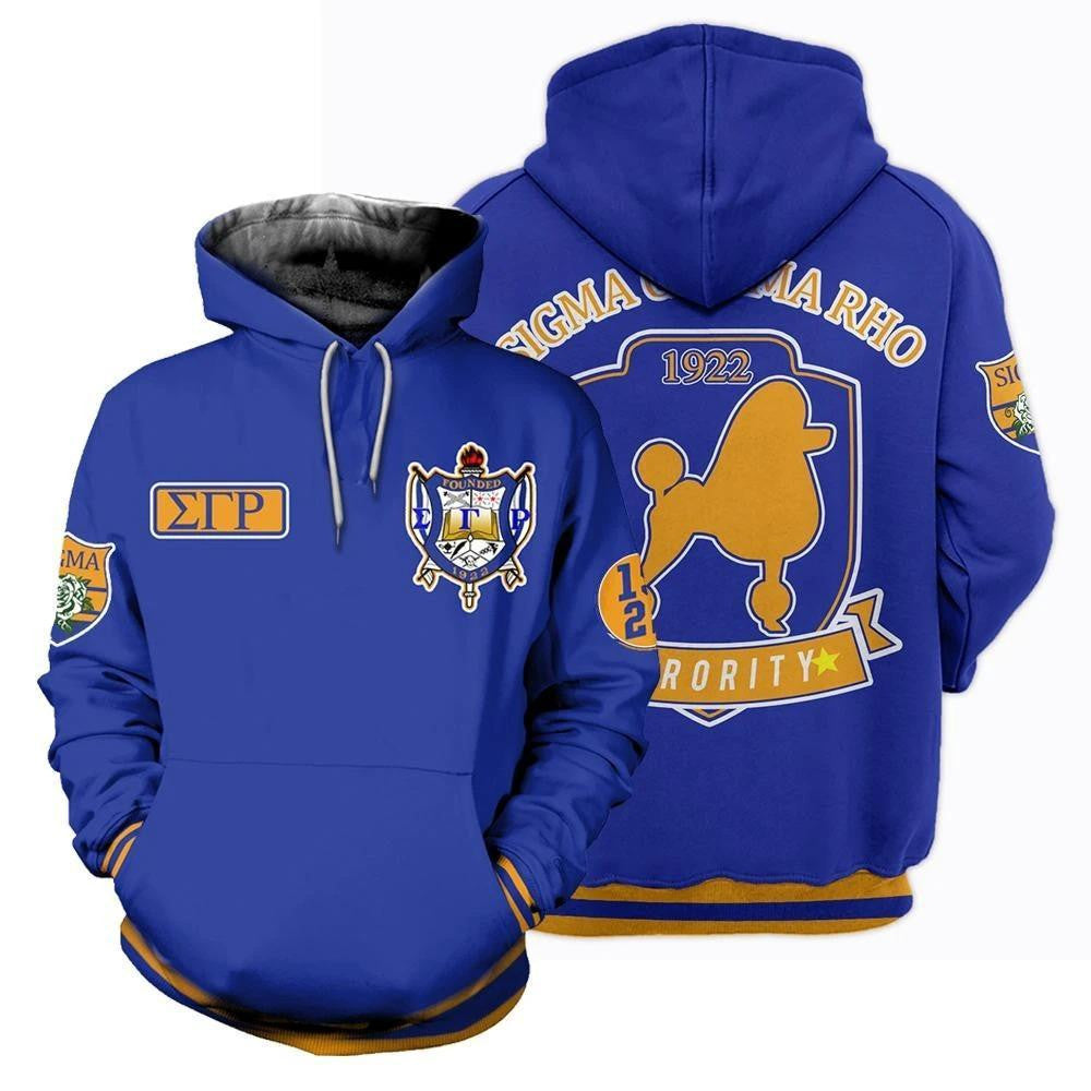 Sorority Hoodie – Poodle Sigma Gamma Rho Hoodie