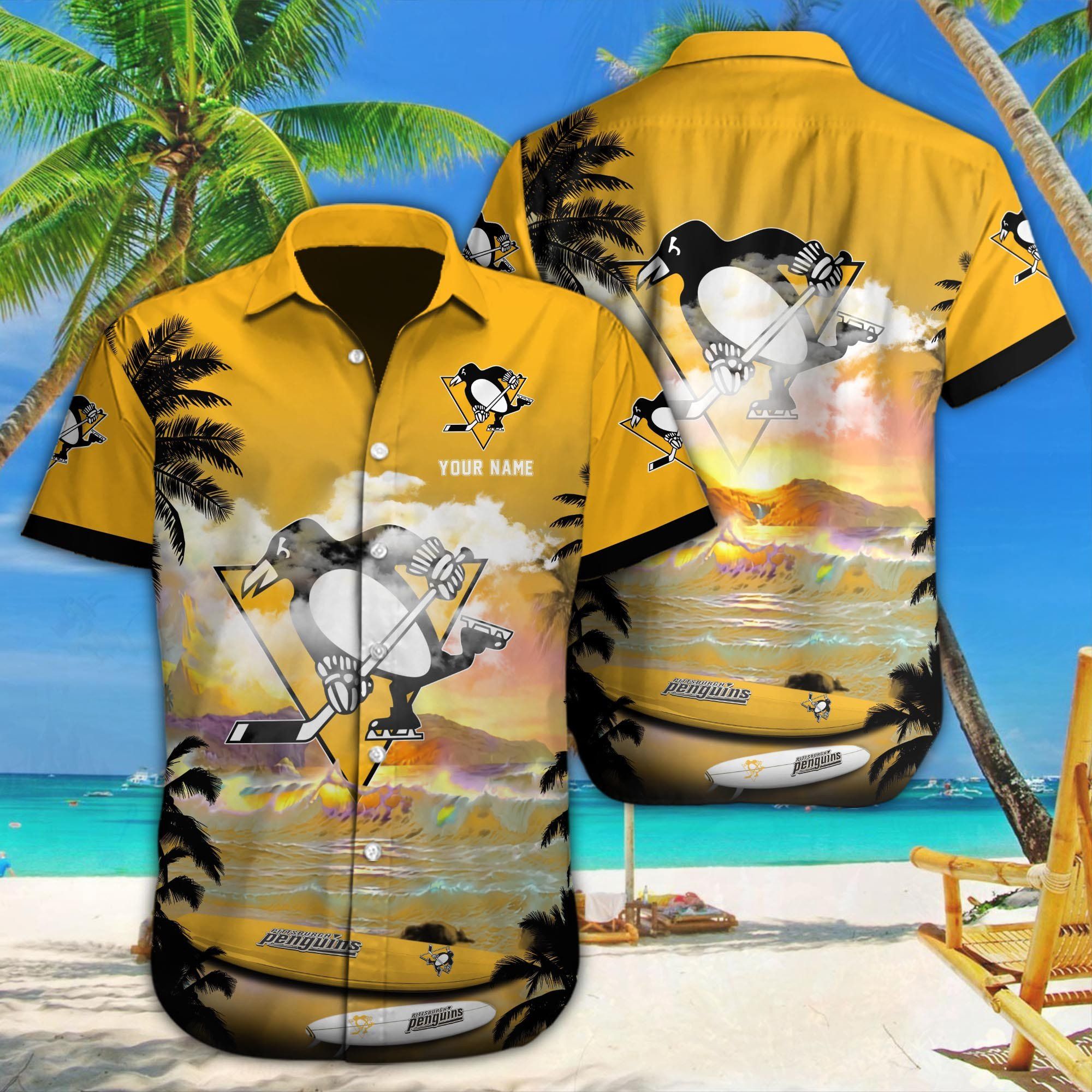 Pittsburgh Penguins Hawaiian Odyssey Custom Ensemble