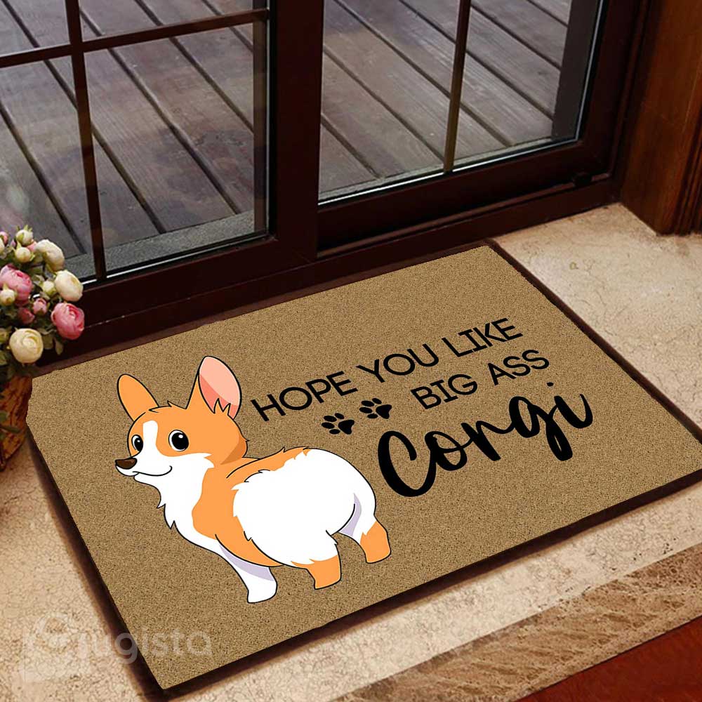 Big Ass Corgi 02 All Over Printing Doormat Pre2310