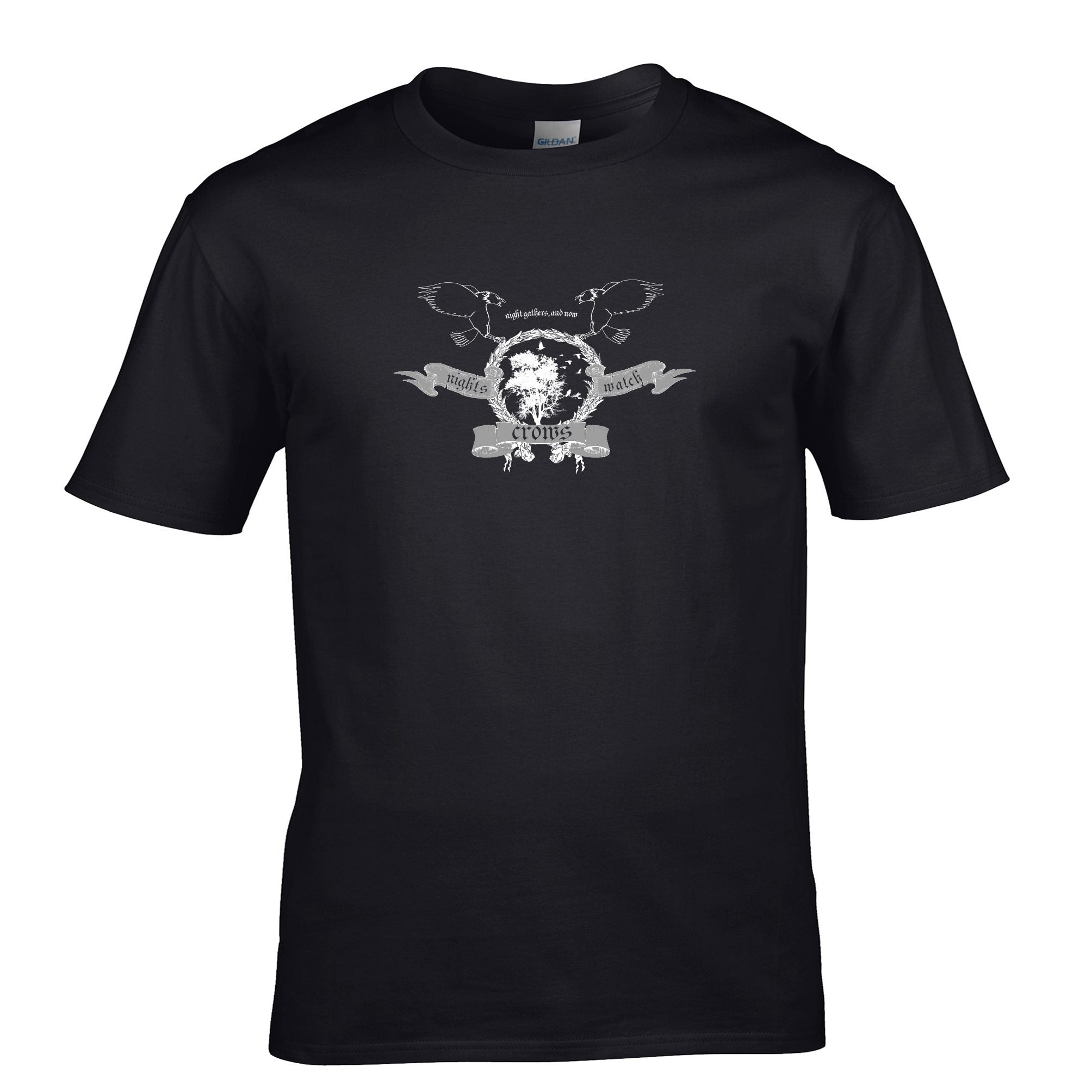 Tv Parody T Shirt The Night’S Watch Crows Logo