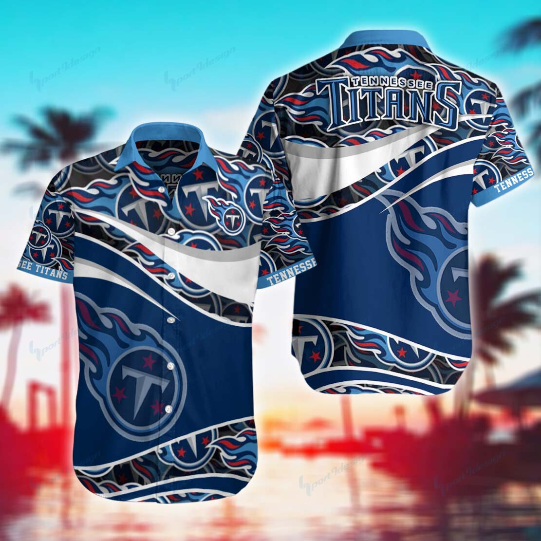 Tennessee Titans Button Shirts Bg166