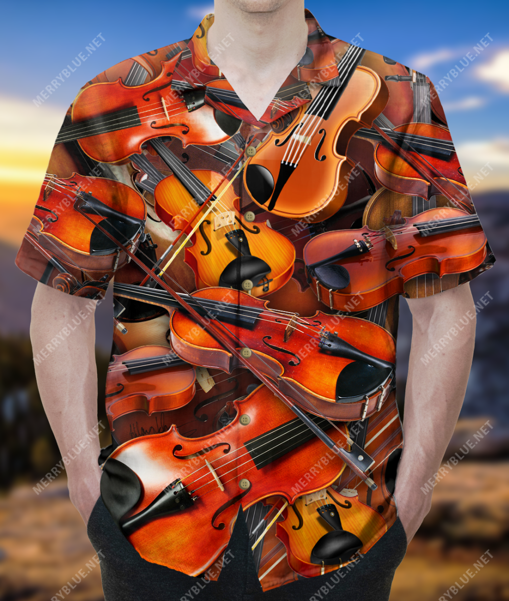 The Man The Myth The Violin Legend Unisex Hawaiian Shirt