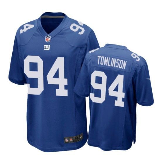 New York Giants Dalvin Tomlinson Game Royal Mens Jersey