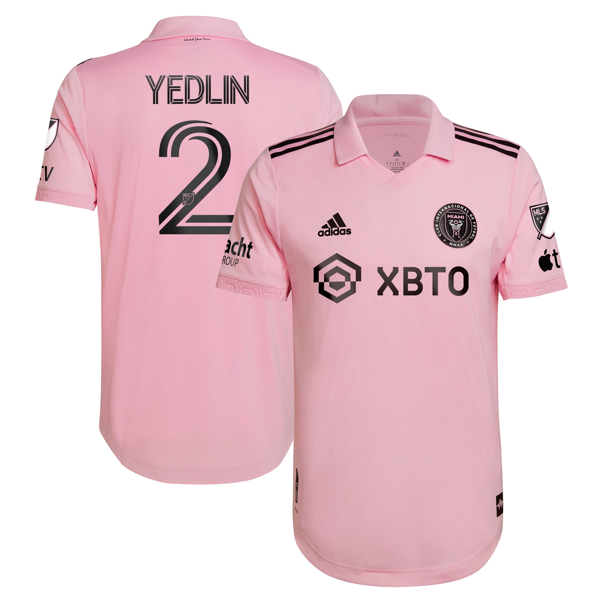 DeAndre Yedlin Inter Miami CF 2022 The Heart Beat Kit Authentic Player Jersey – Pink