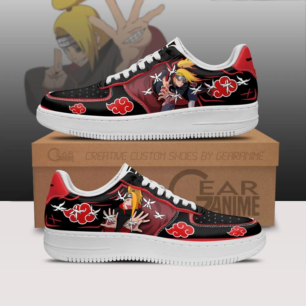 Akatsuki Deidara Air Sneakers Custom Naruto Anime Shoes Unisex Men Women