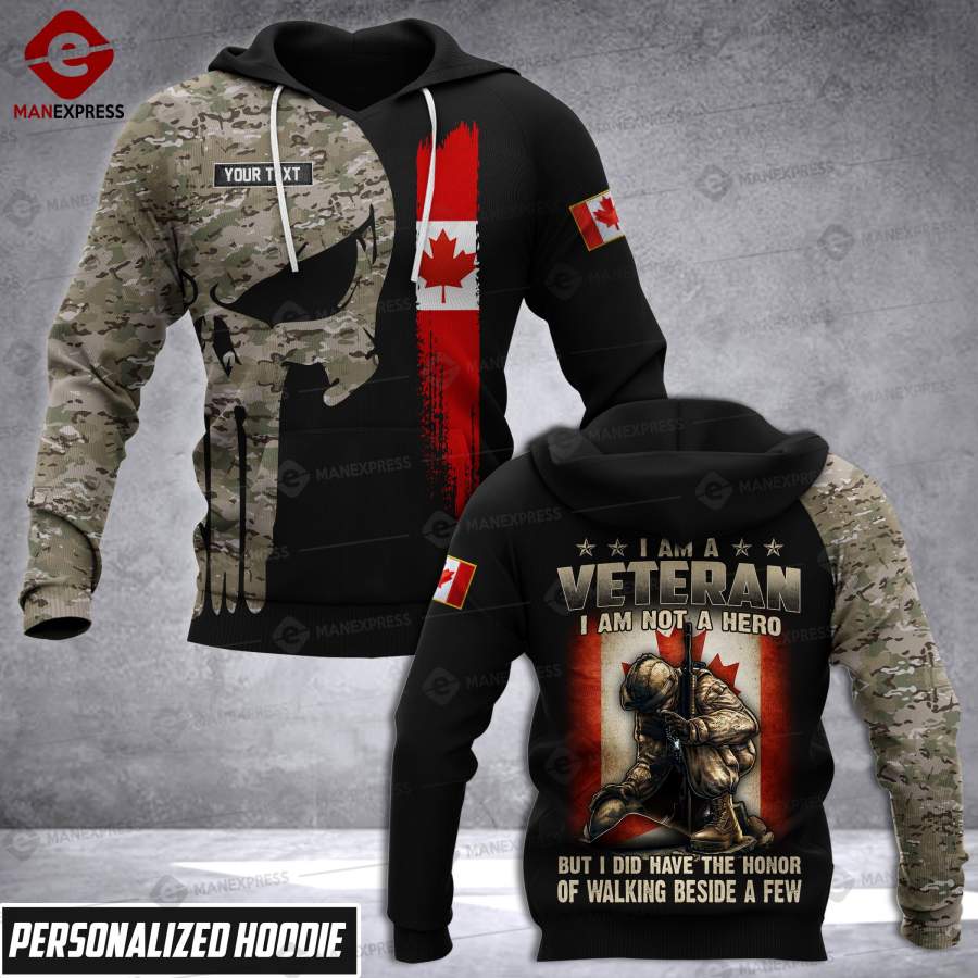 VH CUSTOMIZE Canada ARMY HOODIE 3D ALL OVER PRINT 1011 HVQ