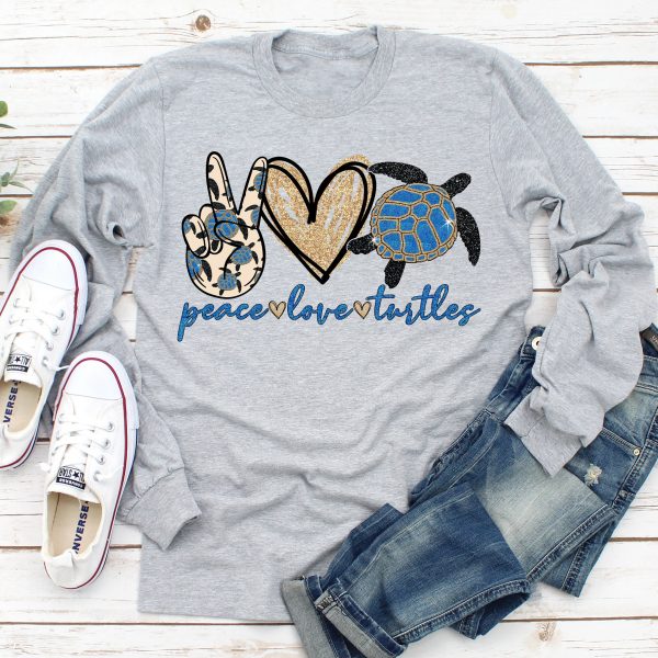 Peace Love Turtles Long Sleeve