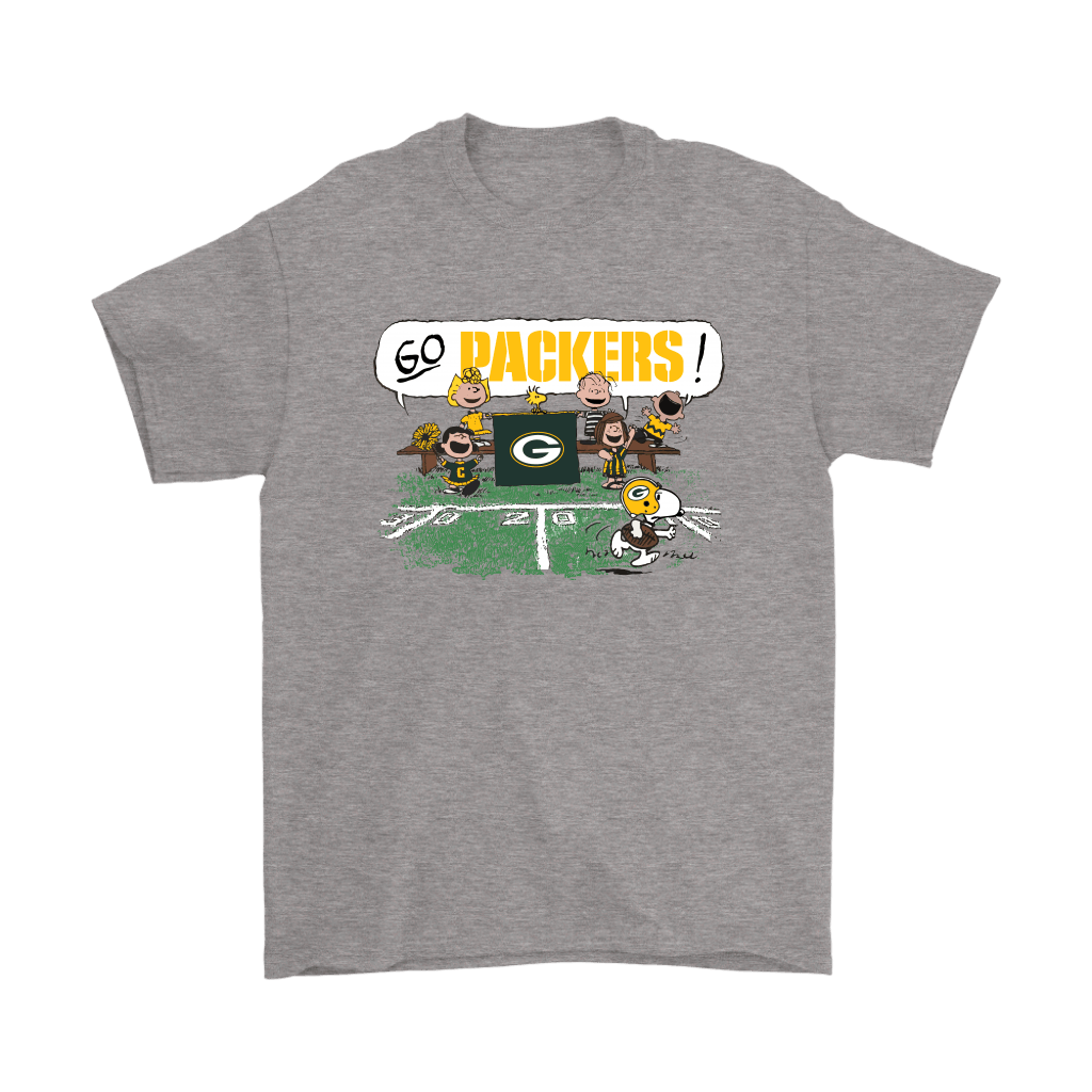 Shop from 1000 unique The Peanuts Cheering Go Snoopy Green Bay Packers Shirts