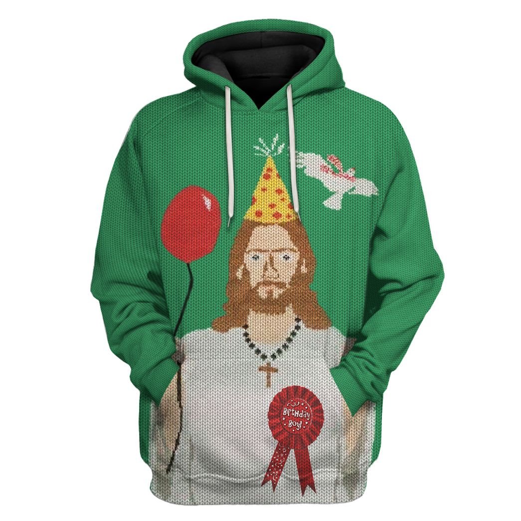 Casespring 3D Birthday Boy Custom Ugly Sweater Apparel