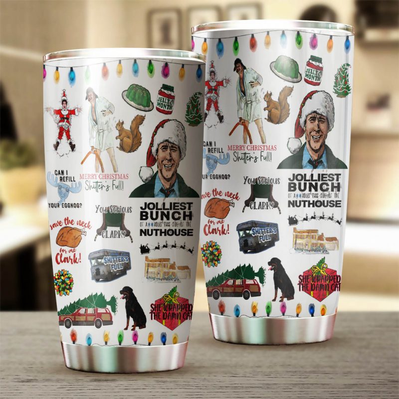 Christmas Vacation Jolliest Bunch Tumbler 20Oz 30Oz