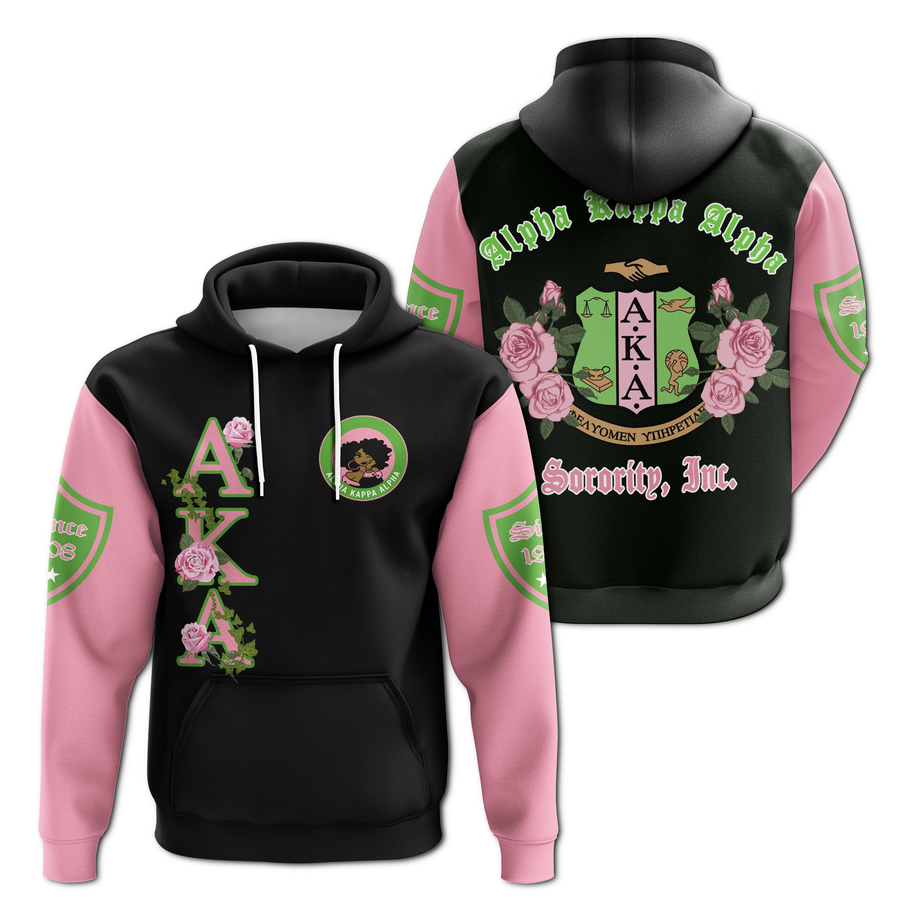 Alpha Kappa Alpha Pink Rose Pullover J09