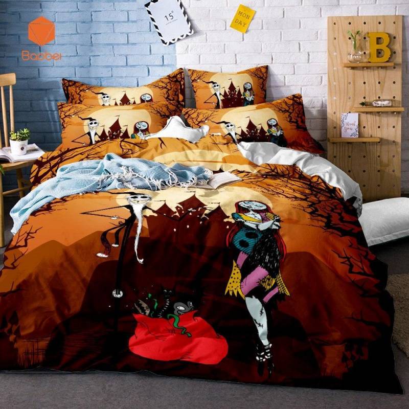 3D Skull Halloween series Beauty Soft bedding sets