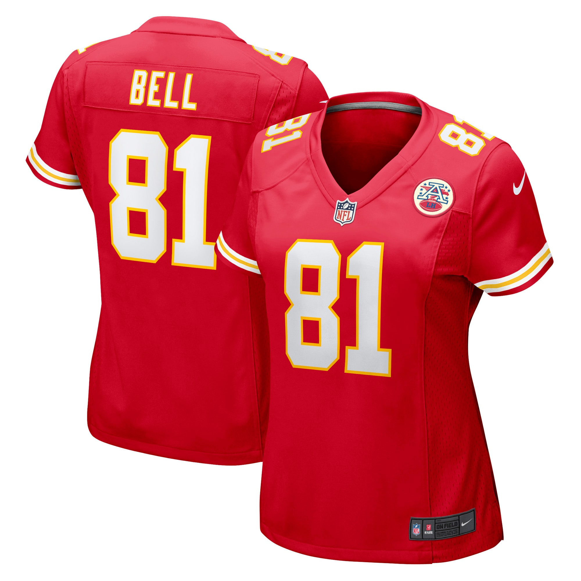 Blake Bell Kansas City Chiefs Womens Game Player Jersey – Red NFL