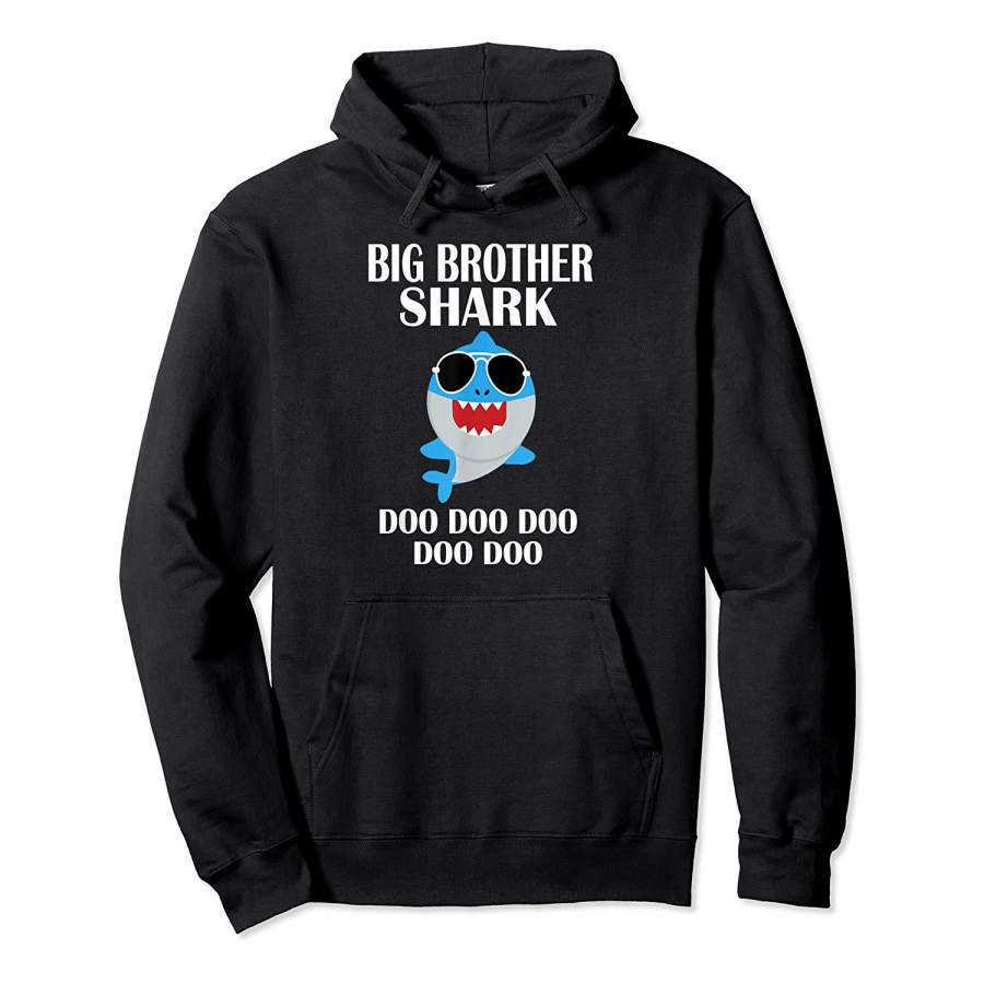 Big Brother Shark Doo Doo Doo Brother Birthday Hoodie Premium Tee