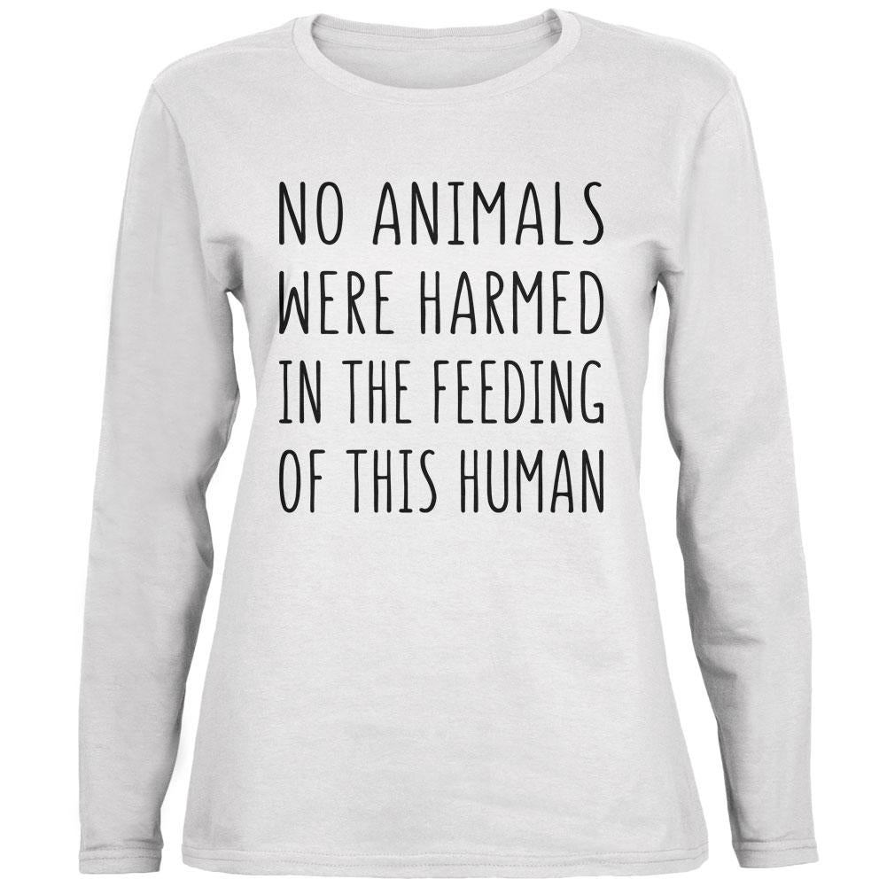 Activist No Animals Were Harmed In The Feeding Of This Human Ladies’ Relaxed Jersey Long-Sleeve Tee