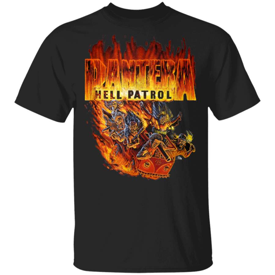 Pantera Official Hell Patrol Vintage TShirt