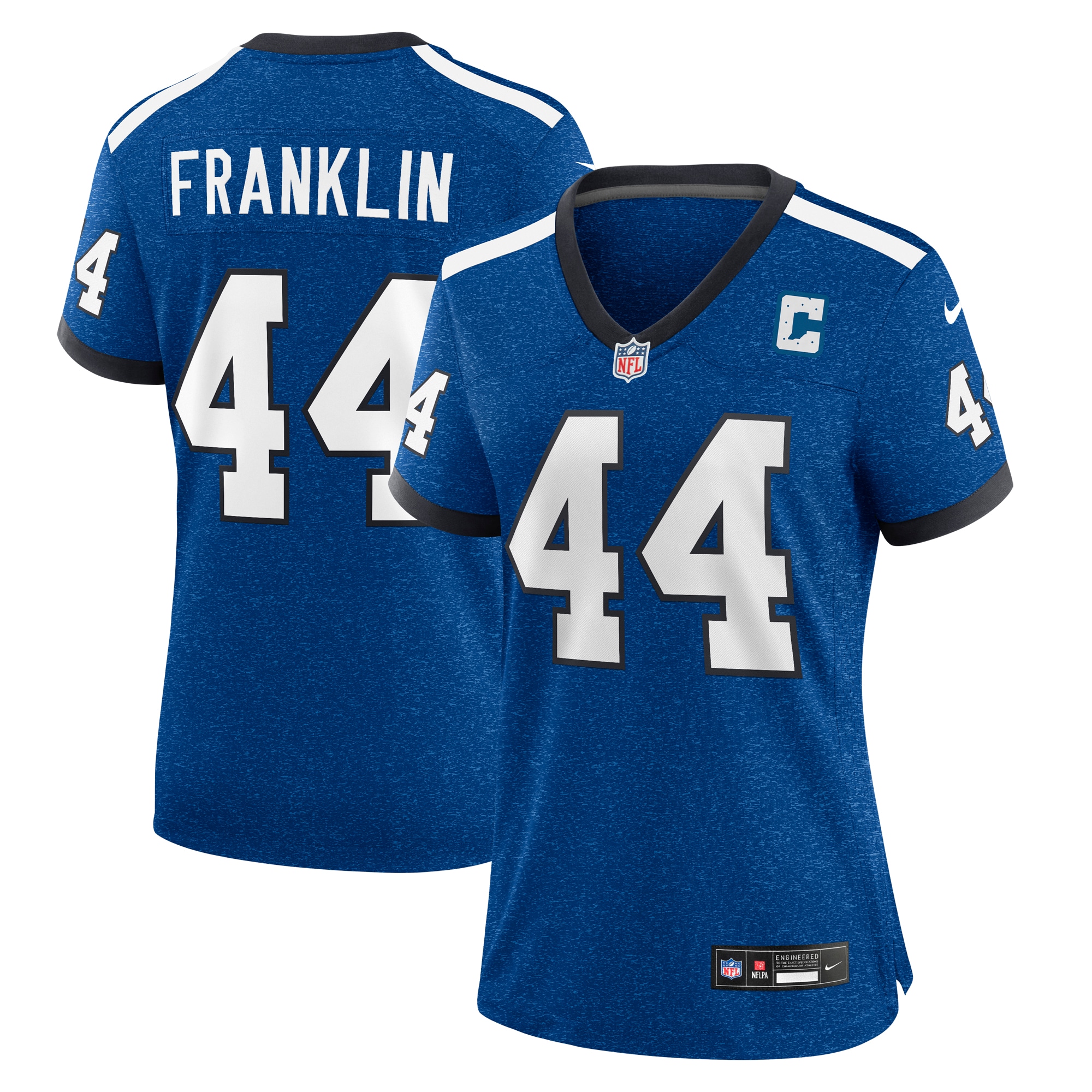 Zaire Franklin Indianapolis Colts Women's Indiana Nights Alternate Game Jersey – Royal