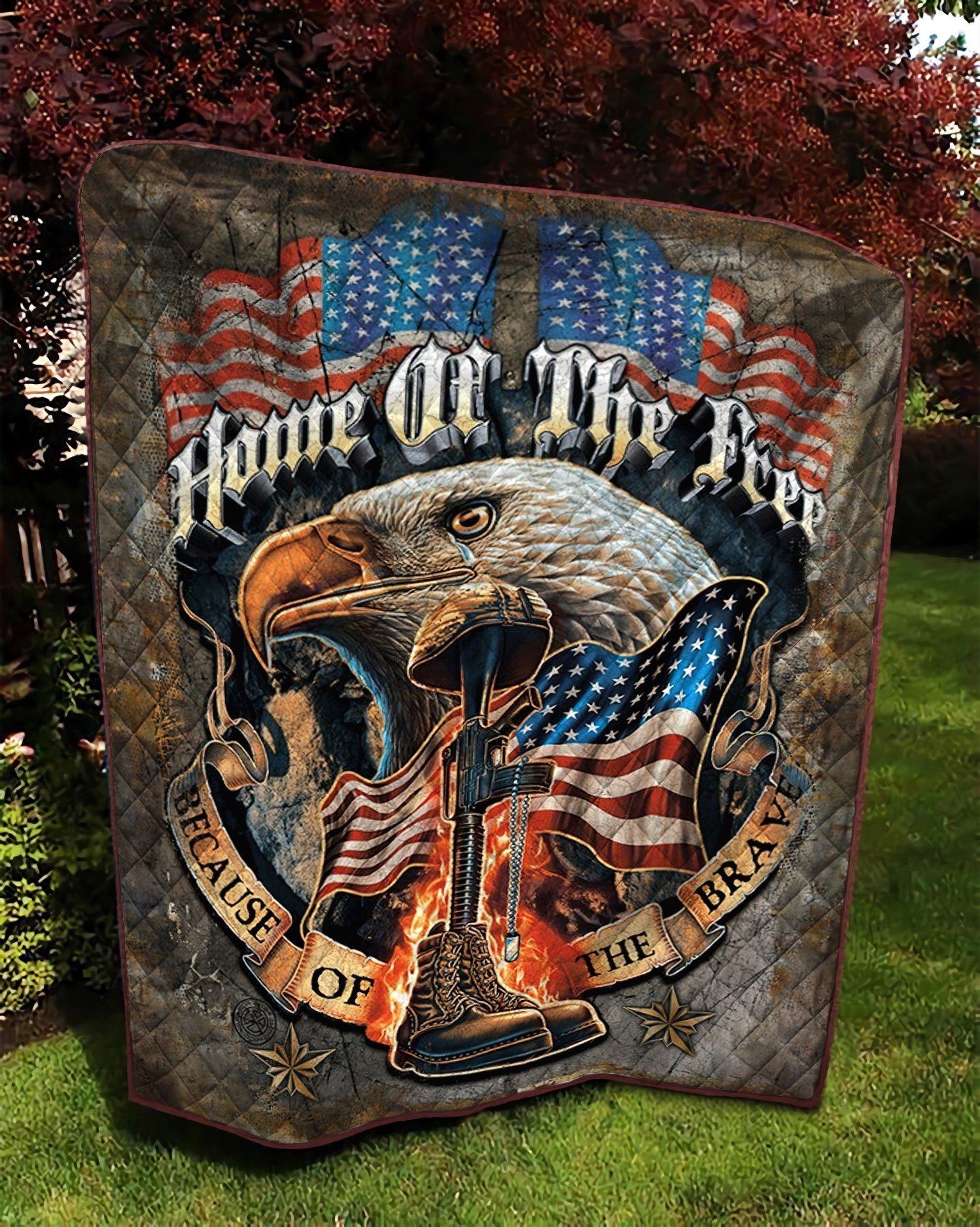 Us Army Veteran 3D All Over Printed Quilt