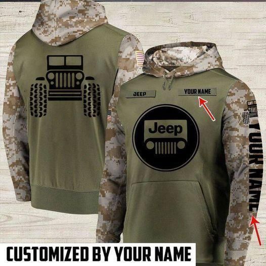 Personalized Custom Name Jp Camo Army Color Hoodie 3D All J16 New Hoodies