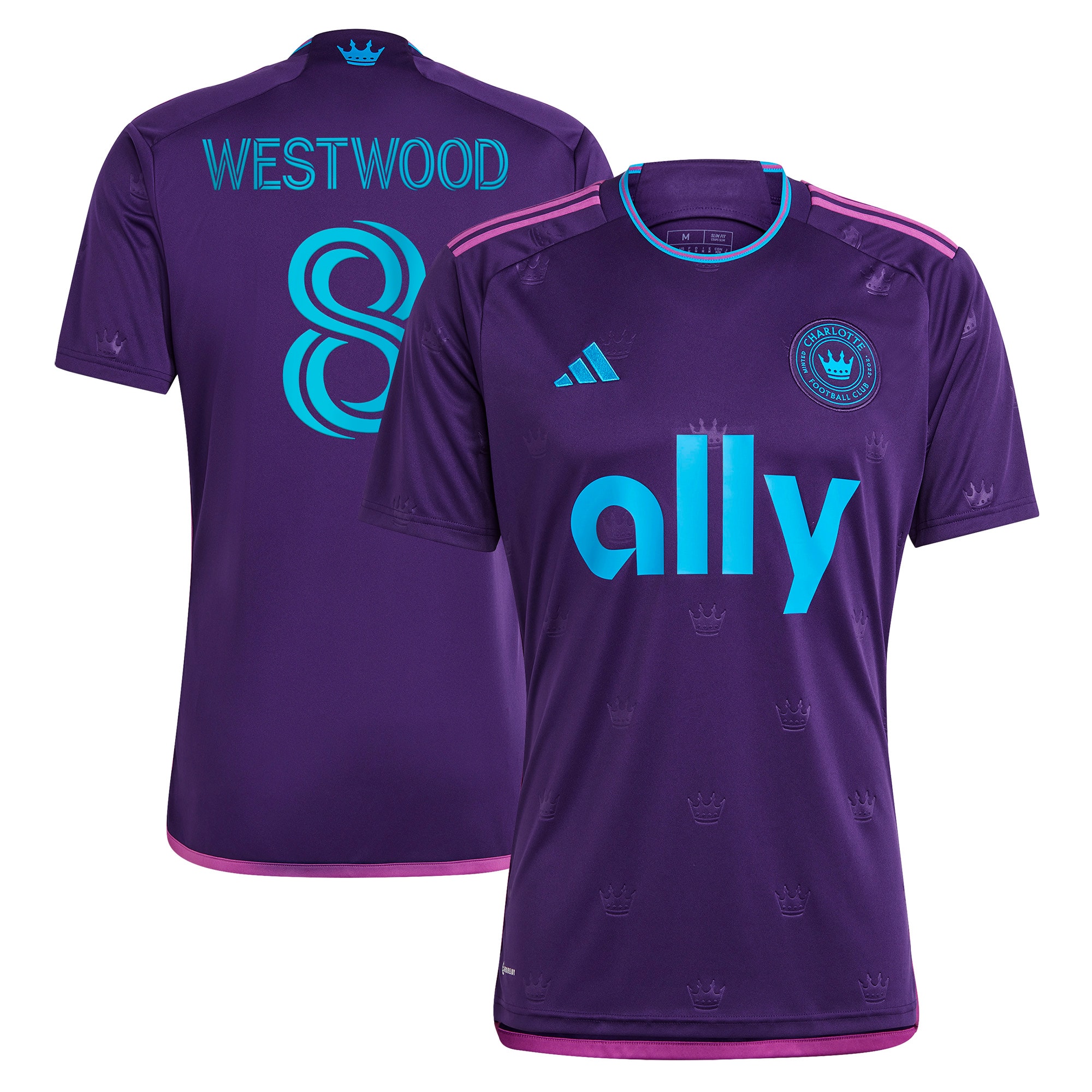 Ashley Westwood Charlotte FC 2023 Crown Jewel Kit Replica Jersey – Purple