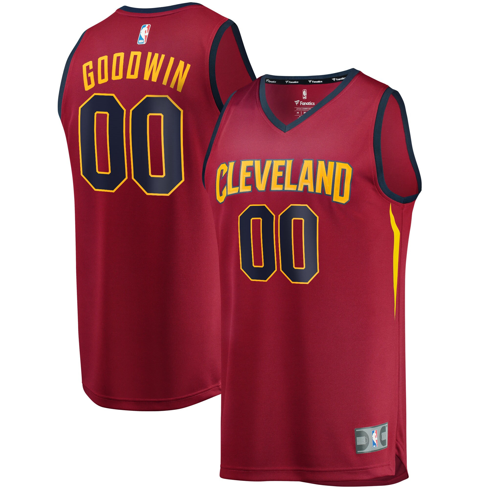 Brandon Goodwin Cleveland Cavaliers Fanatics Branded 2021/22 Fast Break Replica Jersey – Icon Edition – Wine NBA