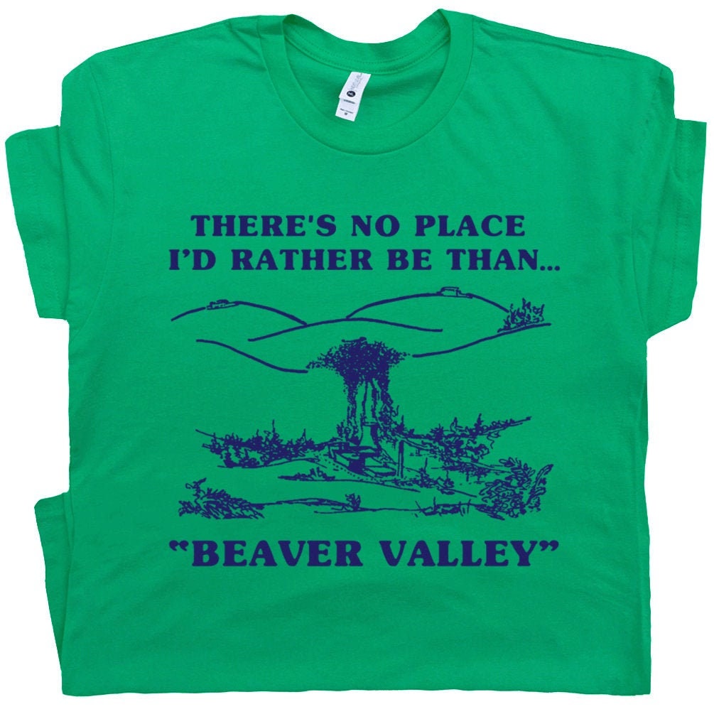 Beaver Valley Shirt Offensive T Shirts For Men Women Funny Beaver Shirts Cool Graphic Tee Innuendo Vintage Tee with Adult Humor Shirt