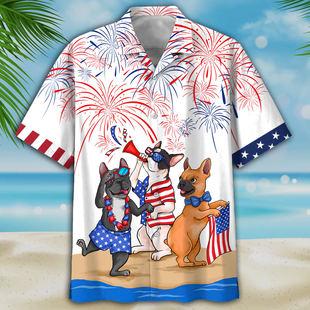 French Bulldog Hawaii Independence Is Usa Patriotic Hawaii Shirt Ha13892