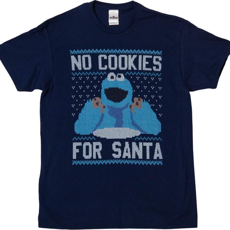 Sesame Street Cookie Monster Ugly Christmas T-Shirt