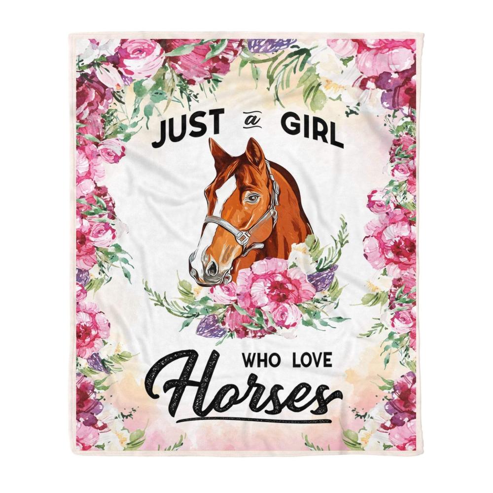 Animal Who Love Horses Special Gift Fleece Blanket Family Gift Home Decor Bedding Couch Sofa Soft And Comfy Cozy