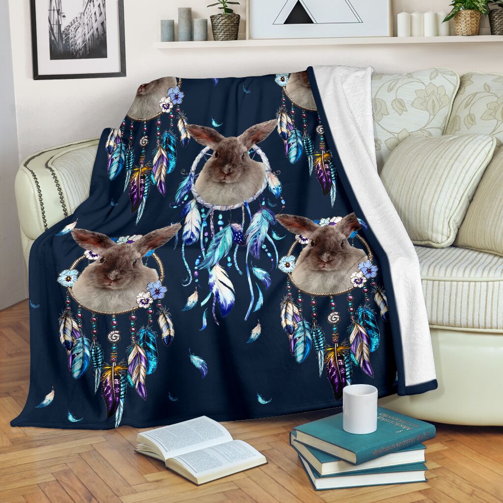 Rabbit dream catcher blanket