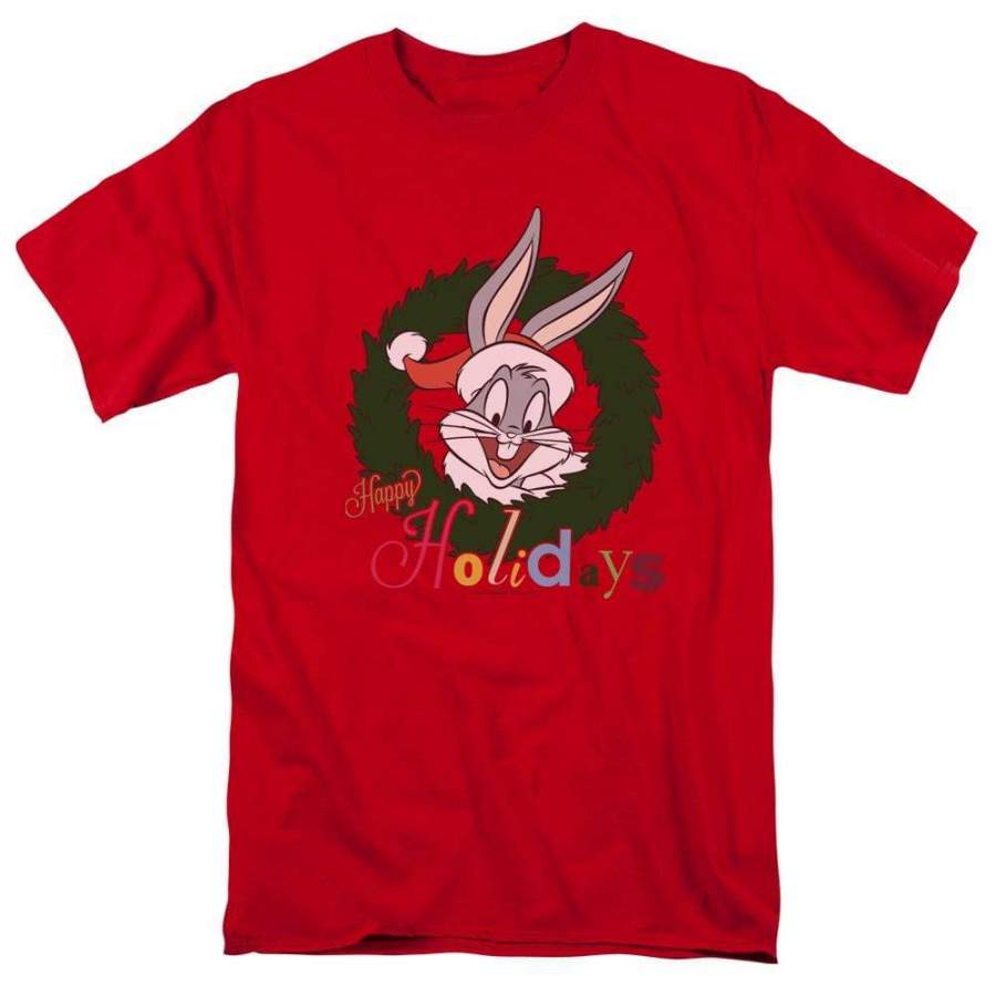 Looney Tunes Holiday Bunny Men’s Regular Fit T-Shirt