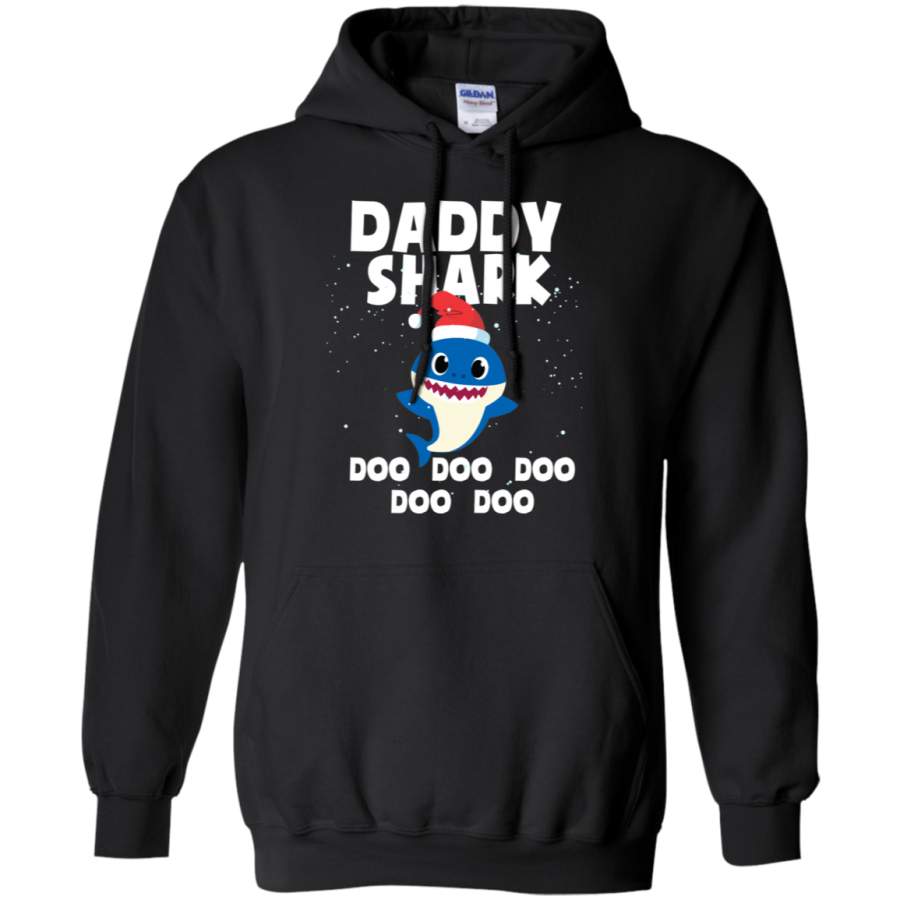 Santa Daddy Shark Doo Doo Doo Funny Christmas Hoodie
