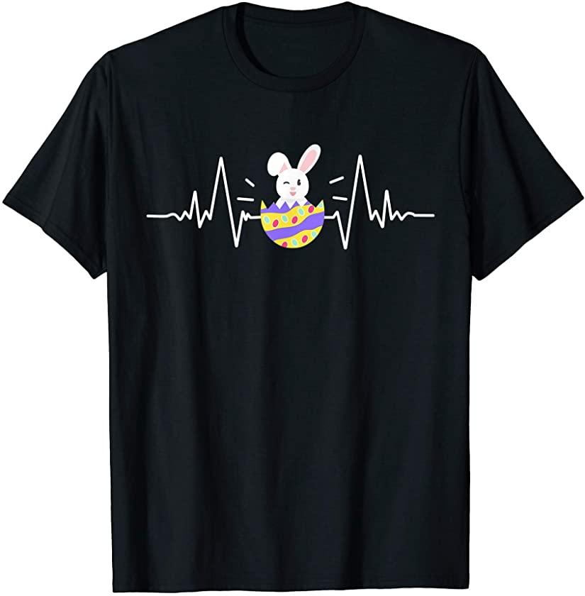 Dabbing Rabbit Easter Day Eggs Boys Girls Kid Funny bunny T-Shirt