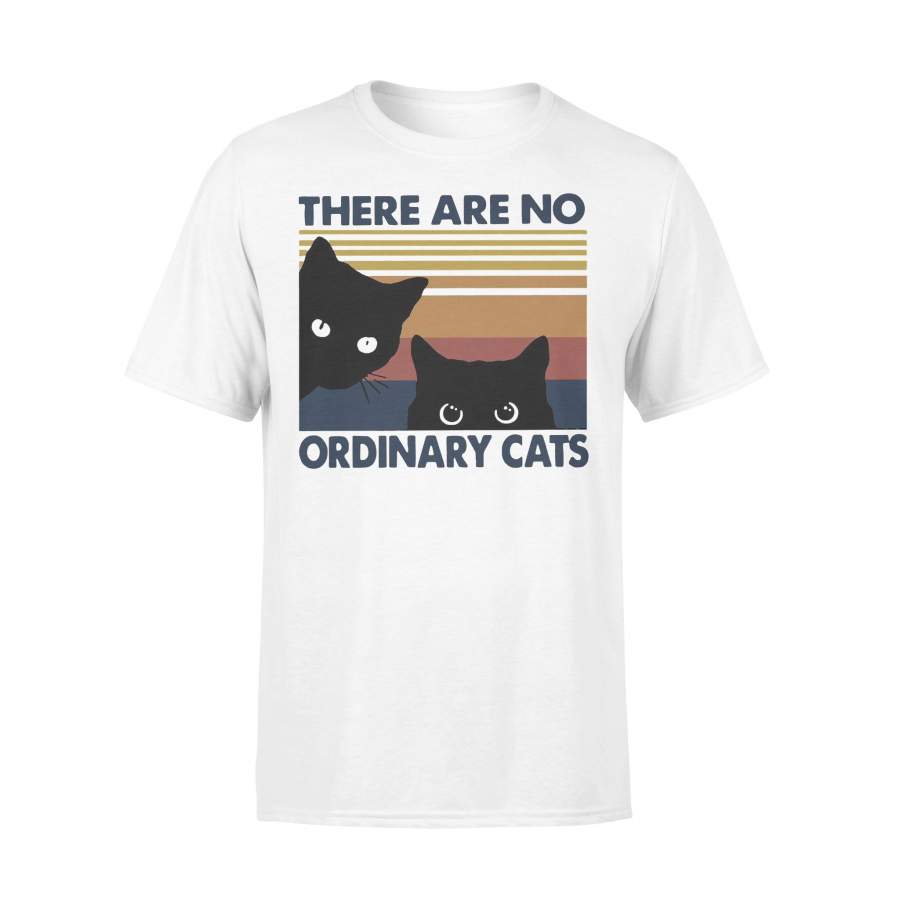 Black Cats There Are No Ordinary Cats Vintage T-Shirt