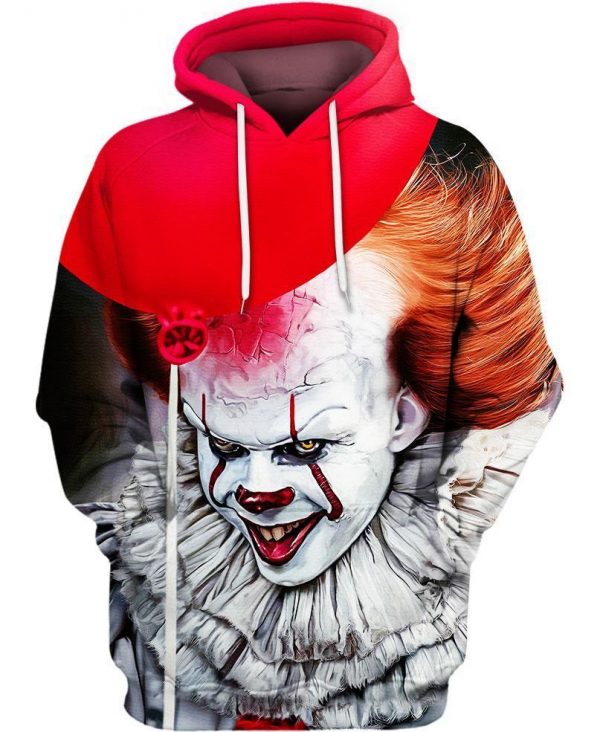 It Horror Movies 3D All Over Printed Hoodie