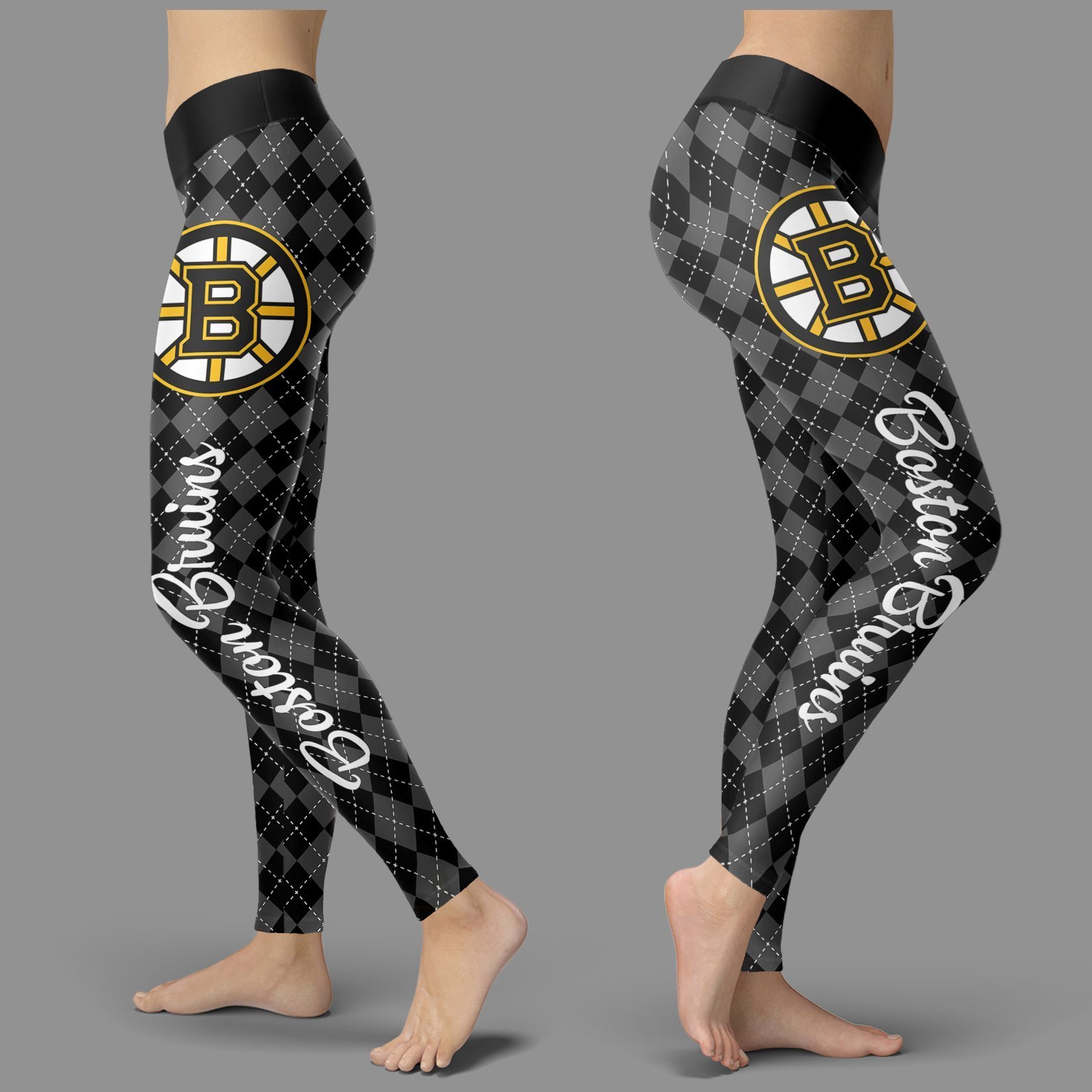 Cosy Seamless Colorful Boston Bruins Leggings