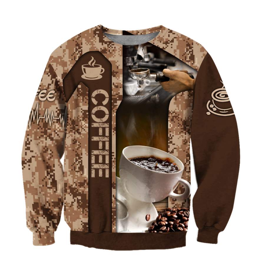 Barista 3D All Over Printed Differences Between Types Of World Coffee Shirts and Shorts Pi221203 PL