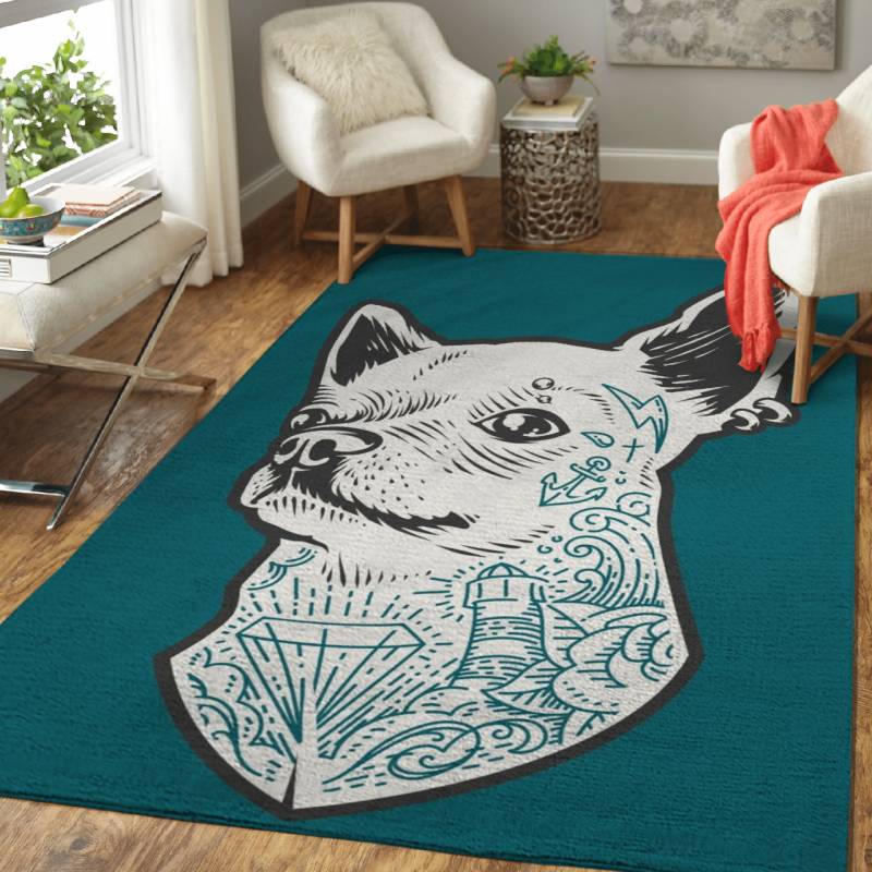 Tattoed Chihuahua – Animals Area Rug Carpet