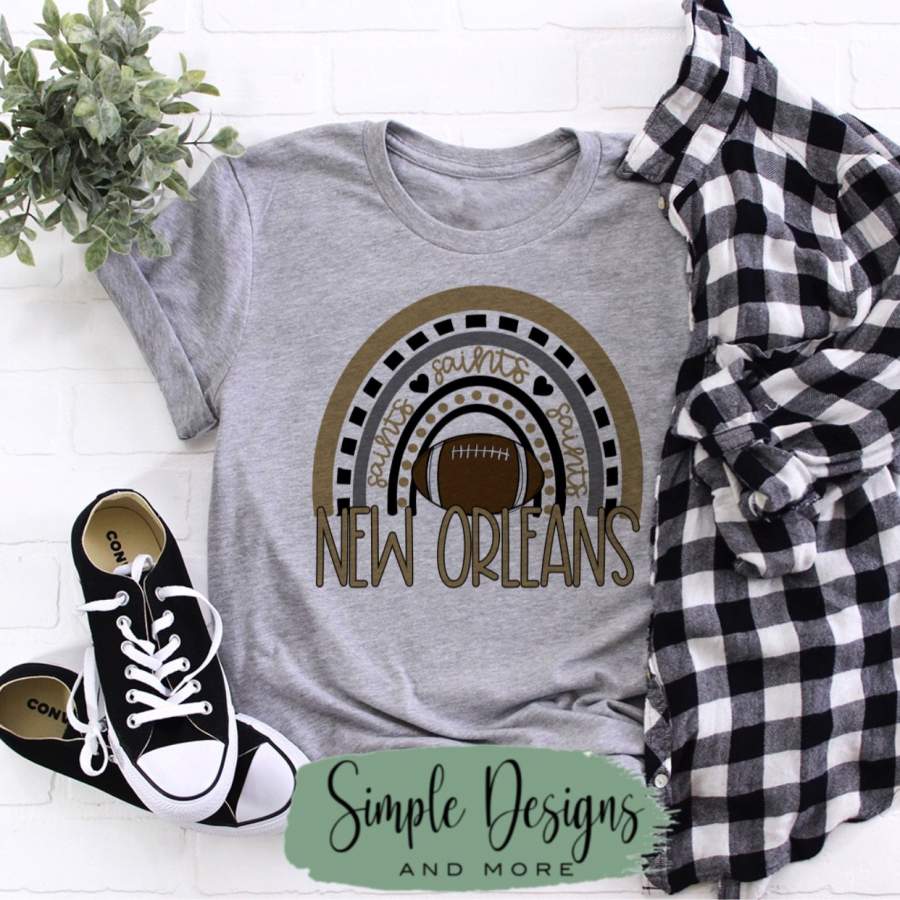 New Orleans Saints  T-shirt, Football Tees, Custom Tees, Personalized Teams