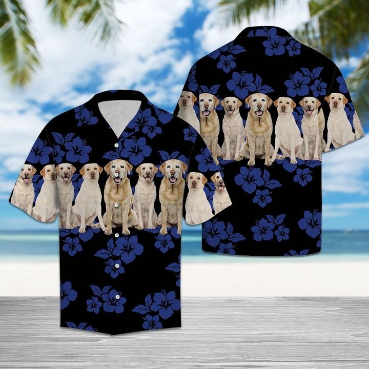 Awesome Labrador Retriever Hawaiian Shirt Summer Button Up For Men, Women, Couple