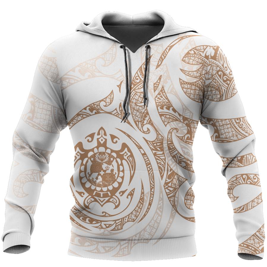 Tonga in My Heart Polynesian Tattoo Style 3D Printed Shirts AM190202