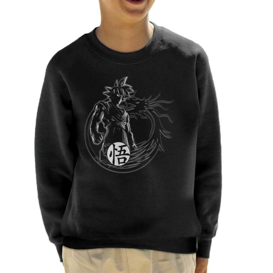 Goku Dragon Ball Z Silhouette Kid’s Sweatshirt