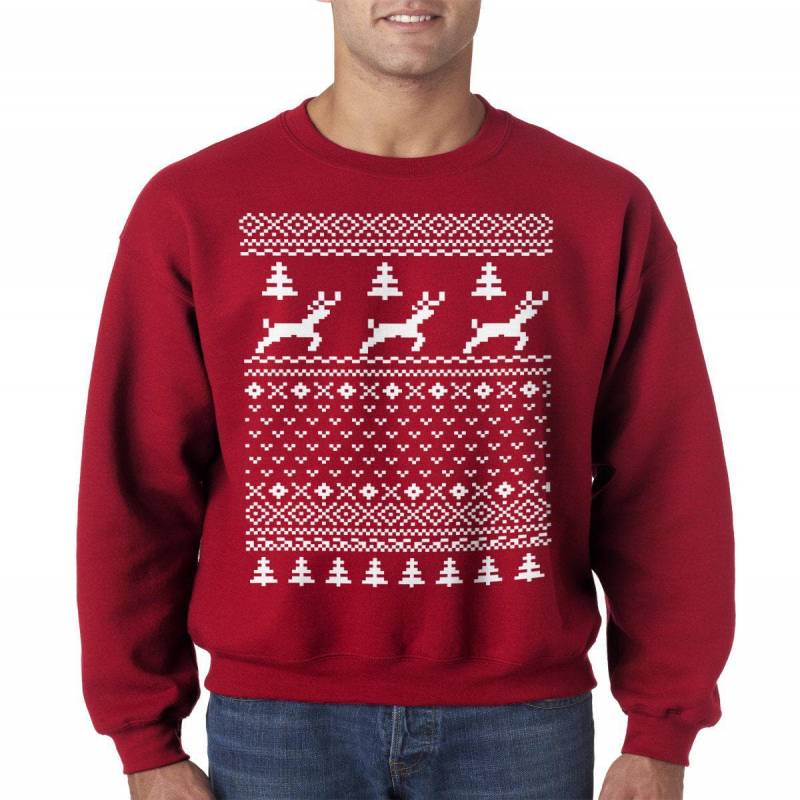 Ugly Christmas Sweater Crew Neck Sweatshirt