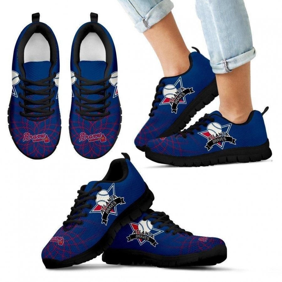 Super Bowl Atlanta Braves Sneakers #896