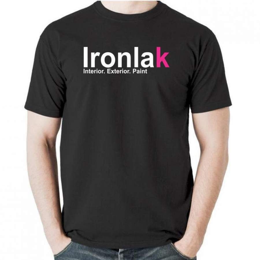 Ironlak Logo Black T-Shirt