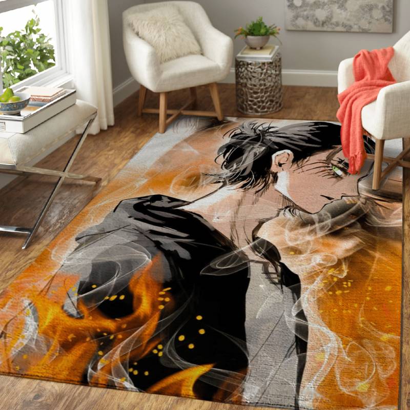 Jaeger Attack On Titan Art Area Rug – Carpet