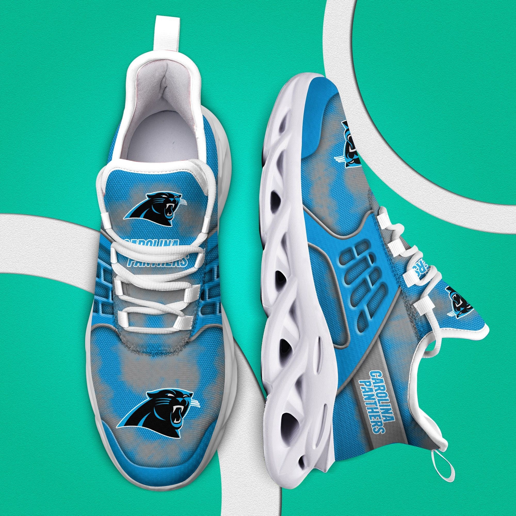 Carolina Panthers Casual Air Max Running Shoes