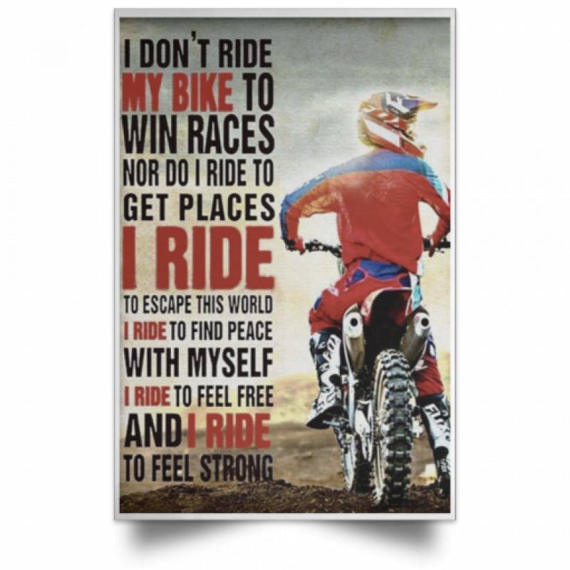to ride my bike